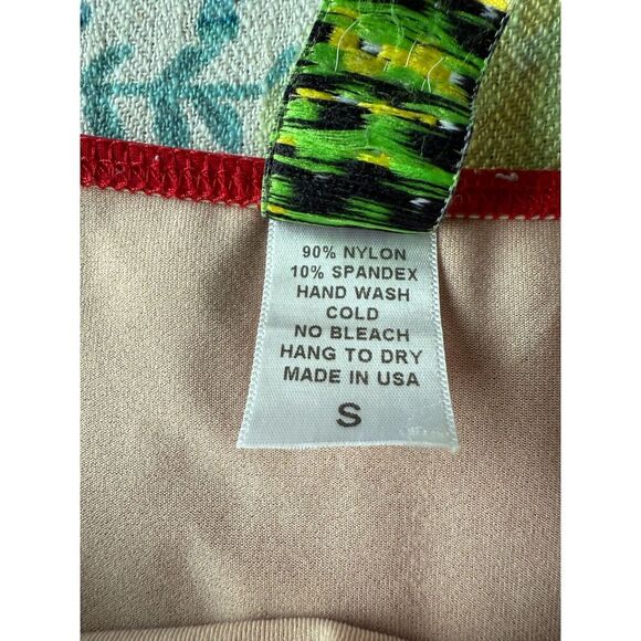 Kortni Jeane Retro High Waisted Pinup Cherry Red Bikini Bottoms Size Small - Picture 4 of 5